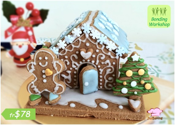 Gingerbread house baking class