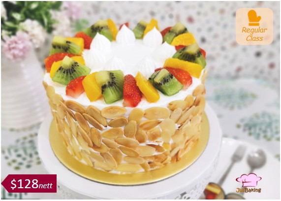 Birthday Fruit Cake (Beginner)